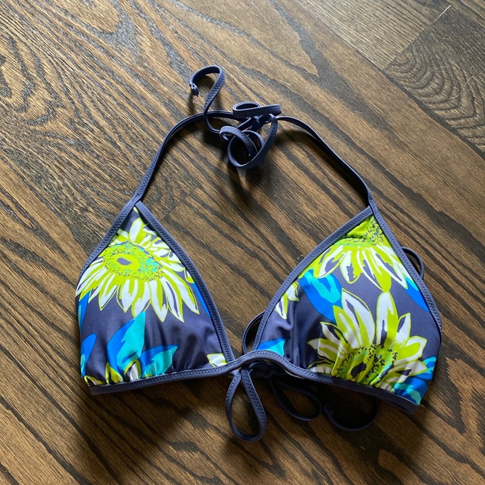 Aerie Floral Bikini Top